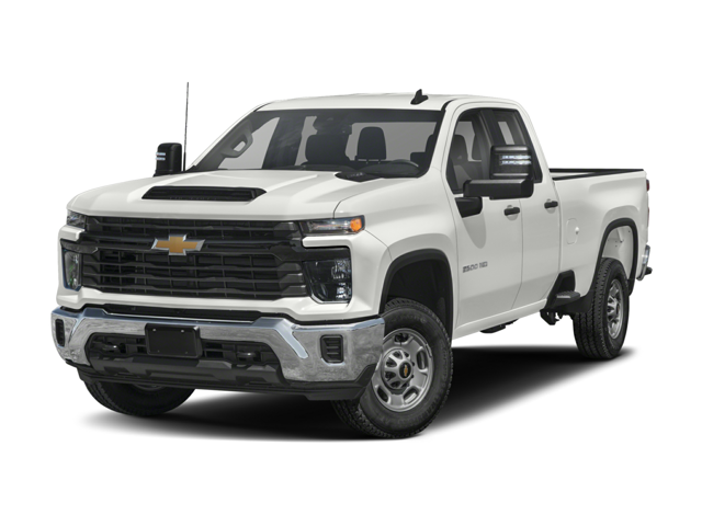 A white Chevrolet Silverado 2500 HD