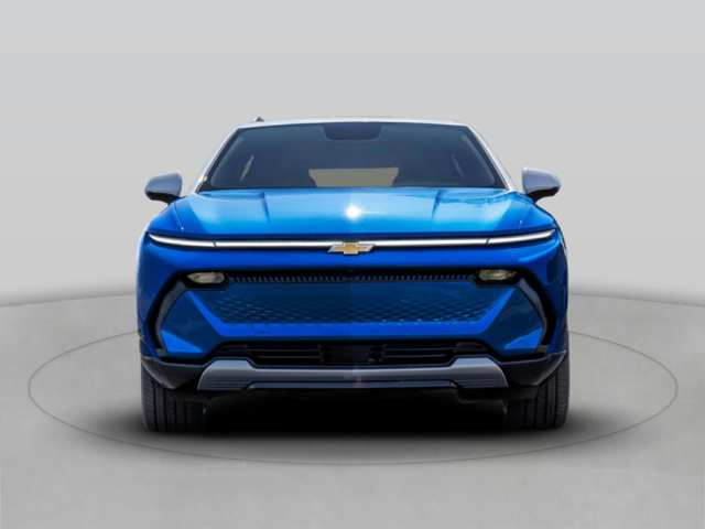A blue Chevrolet Equinox EV