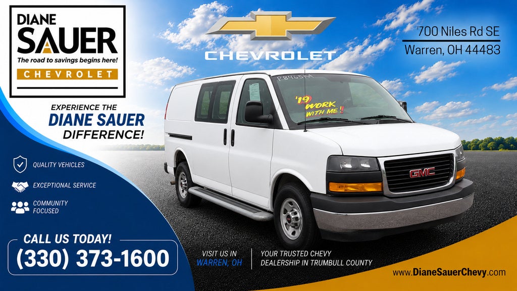 2019 GMC Savana Cargo 2500 Work Van