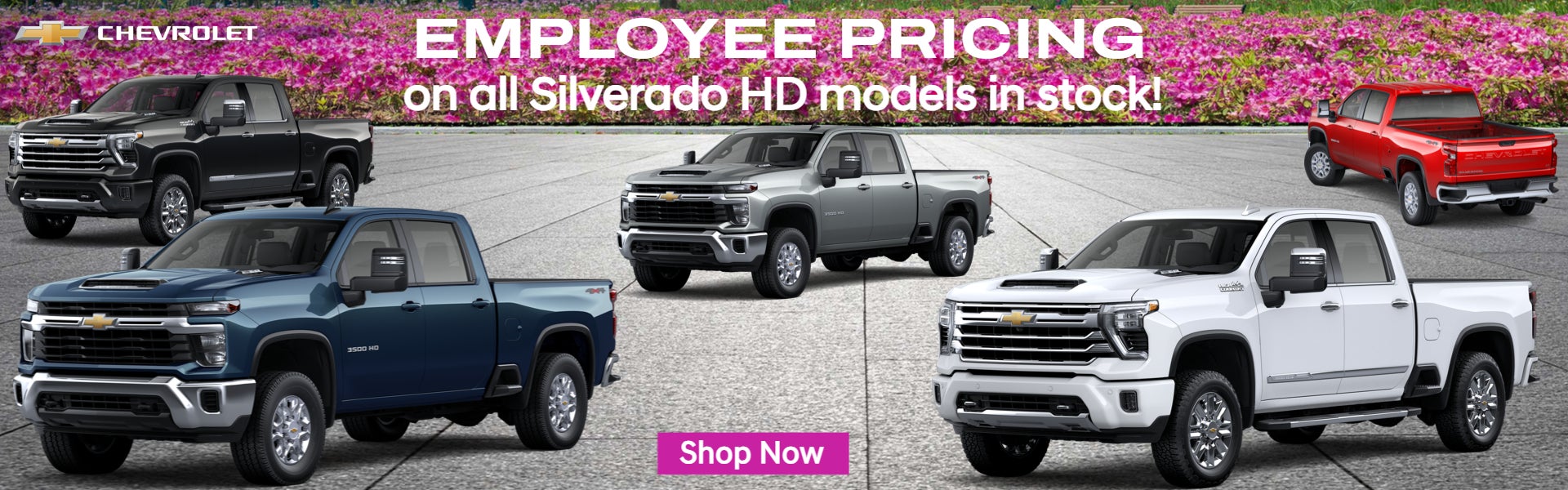 Employee pricing on all Silverado HDs in stock