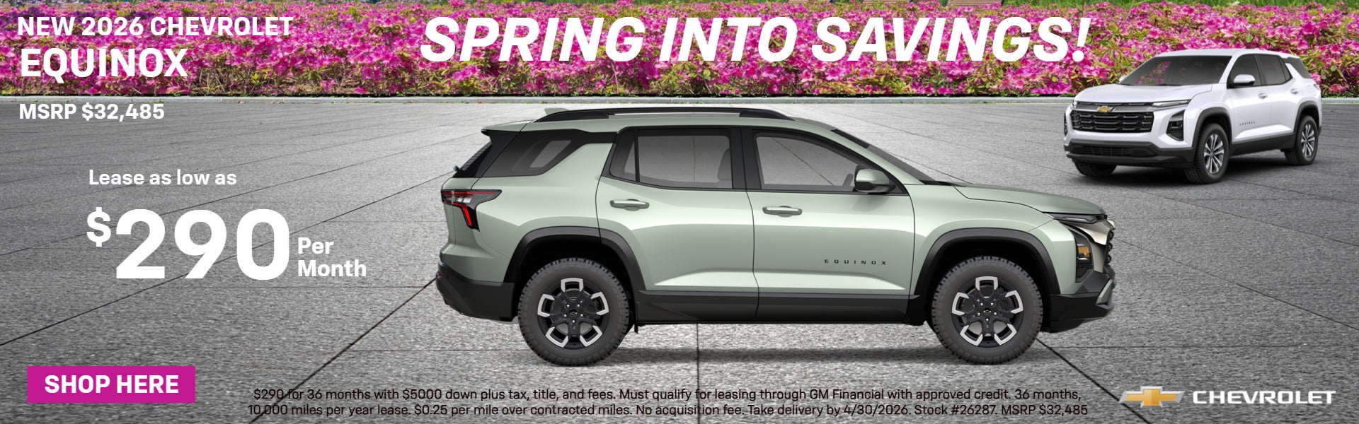 Lease for $238/month